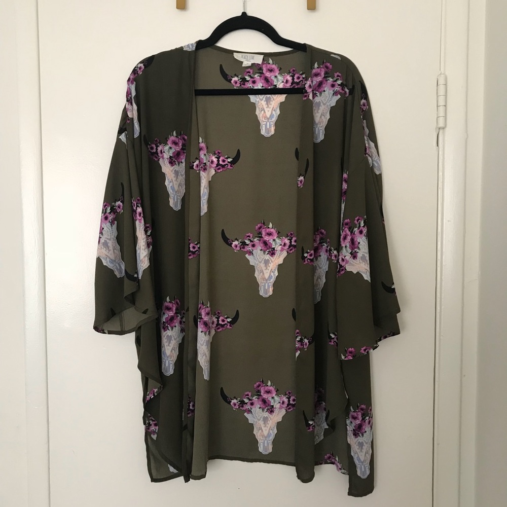 Skull Pattern Kimono